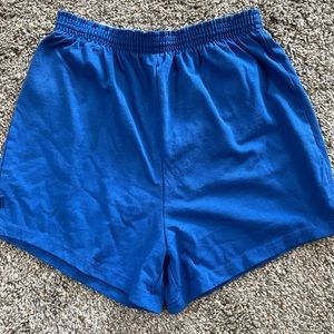 Girls youth large athletic shorts. Hibbett.